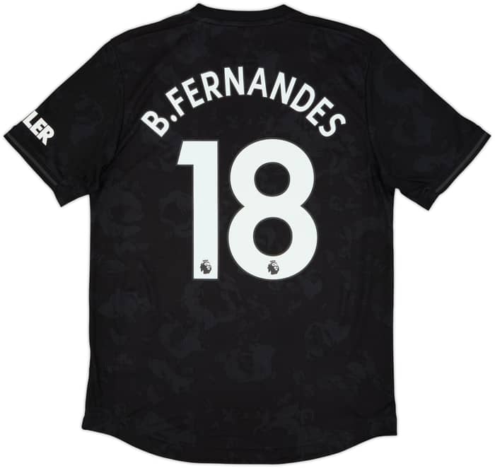 2019-20 Manchester United Authentic Third Shirt B.Fernandes #18 - 8/10 - (M)