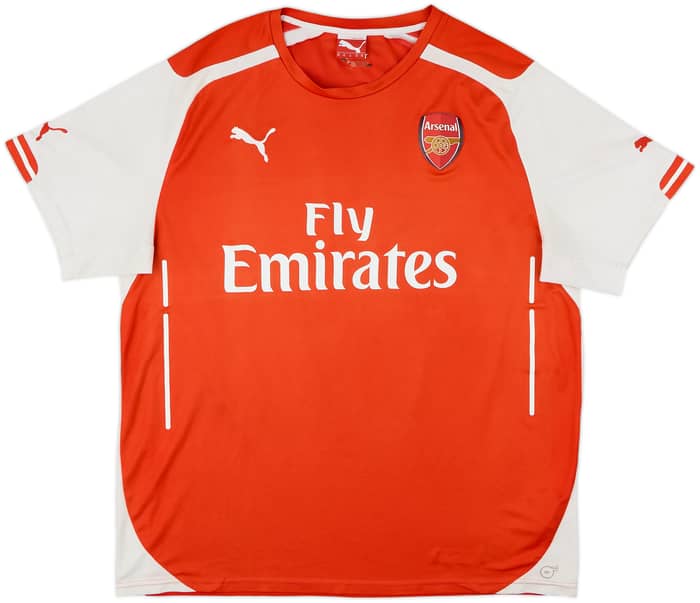 2014-15 Arsenal Home Shirt Arteta #8 - 6/10 - (XL)