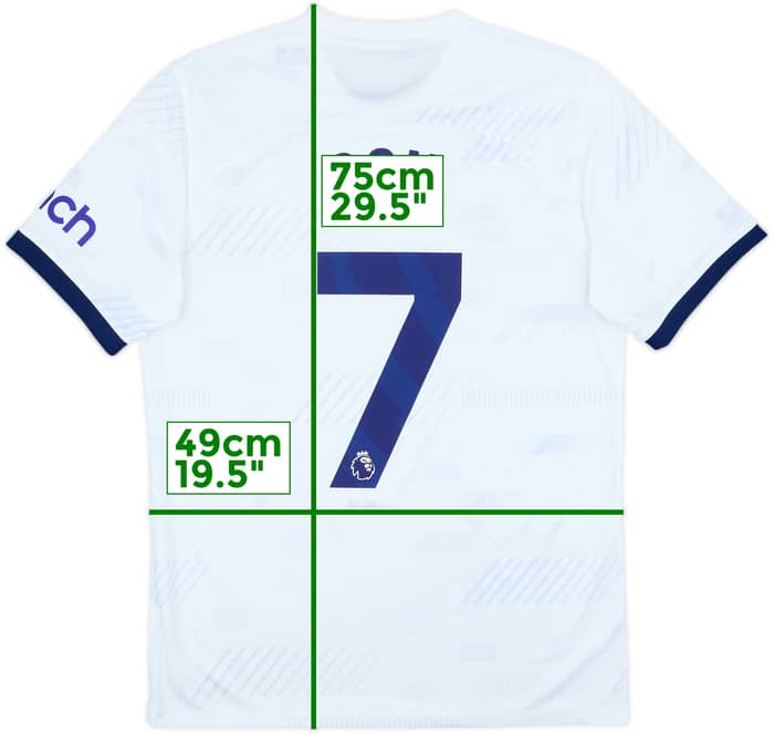 2023-24 Tottenham Home Shirt Son #7 - 10/10 - (M)