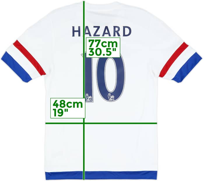 2015-16 Chelsea Away Shirt Hazard #10 - 9/10 - (S)