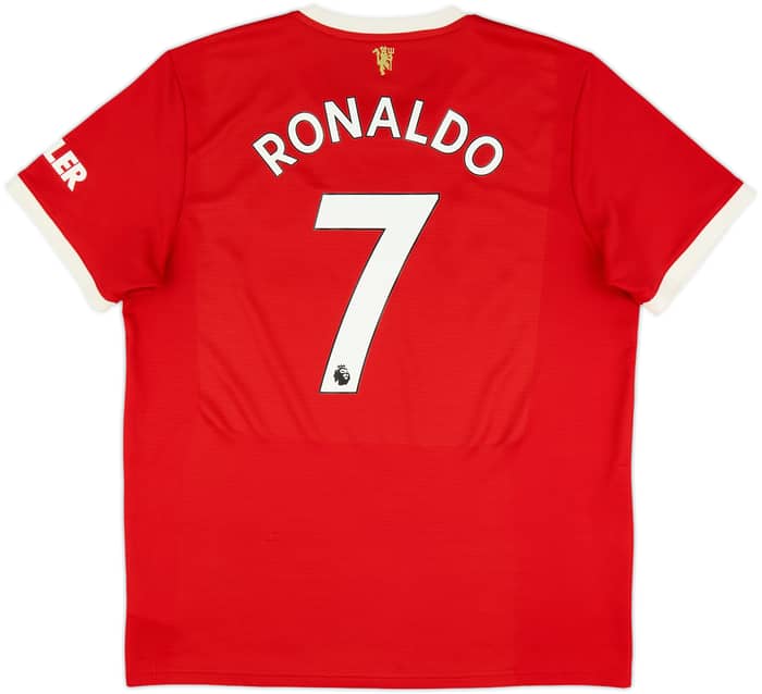 2021-22 Manchester United Home Shirt Ronaldo #7 - 7/10 - (XL)