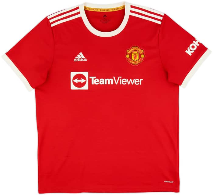 2021-22 Manchester United Home Shirt Ronaldo #7 - 7/10 - (XL)
