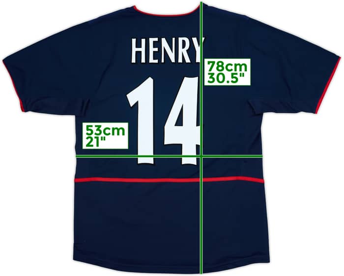 2002-04 Arsenal Away Shirt Henry #14 - 9/10 - (M)