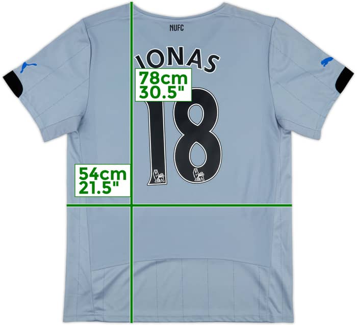 2014-15 Newcastle Away Shirt Jonas #18 - 10/10 - (M)