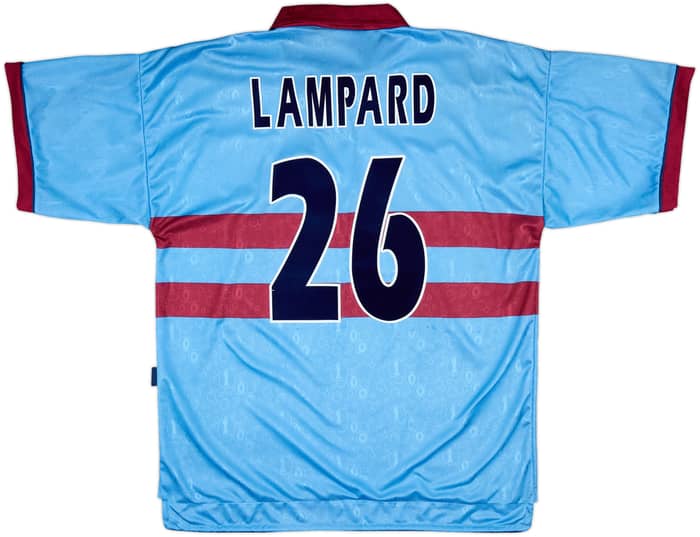1995-97 West Ham Centenary Away Shirt Lampard #26 - 7/10 - (L)