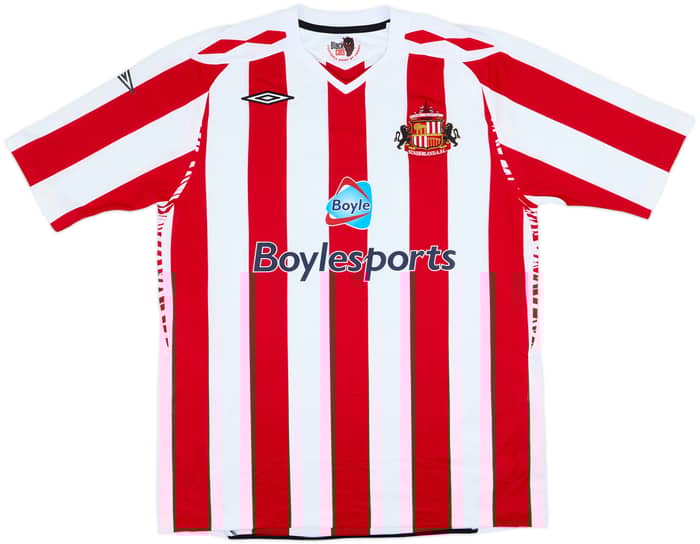 2008-09 Sunderland Home Shirt Yorke #19 - 8/10 - (XL)