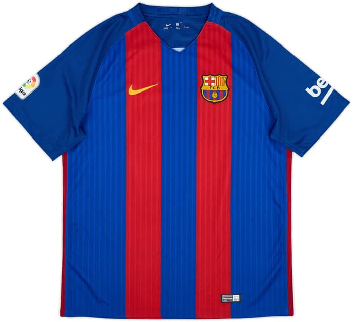 2016-17 Barcelona Home Shirt Messi #10 - 9/10 - (L)