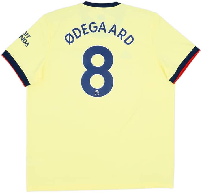 2021-22 Arsenal Away Shirt Odegaard #8 (XXL)