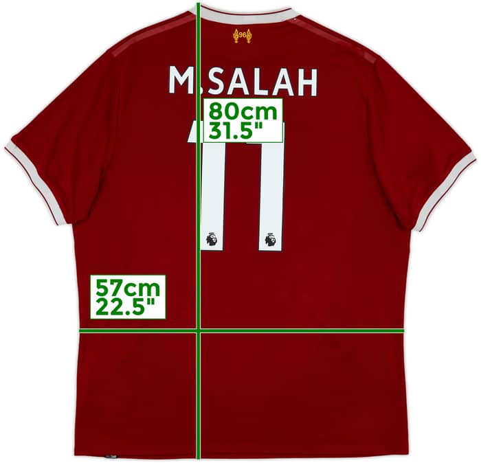 2017-18 Liverpool 125 Years Home Shirt M.Salah #11 - 5/10 - (XL)