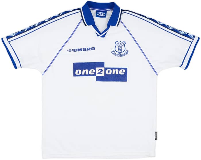 1998-99 Everton Away Shirt Ferguson #9 - 9/10 - (L)