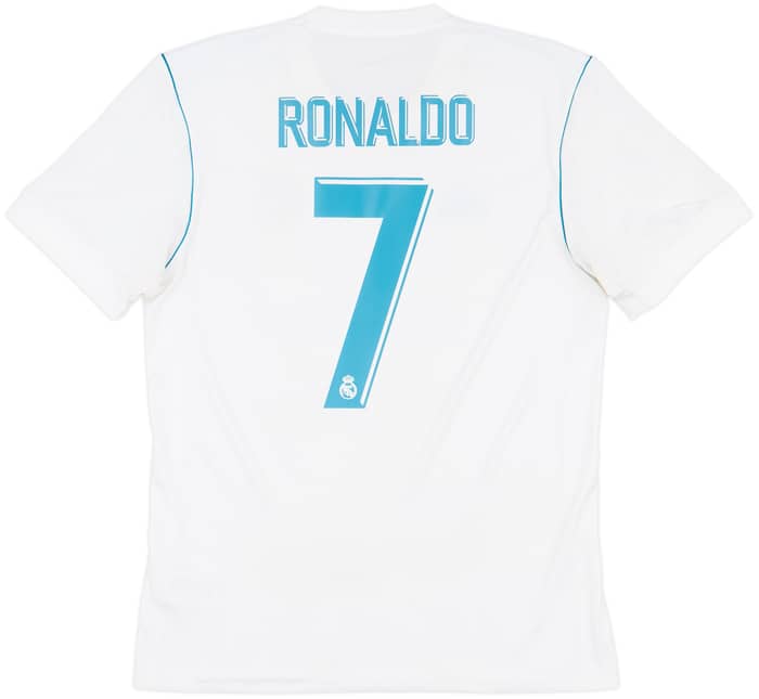 2017-18 Real Madrid Home Shirt Ronaldo #7 - 9/10 - (M)