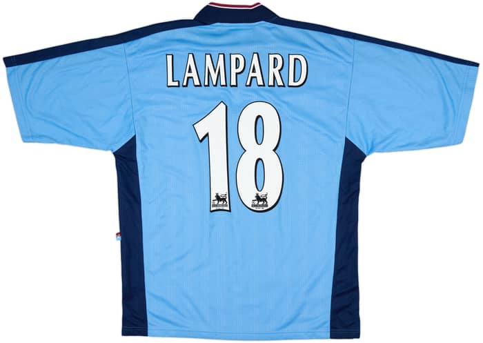 1997-98 West Ham Away Shirt Lampard #18 - 8/10 - (L)