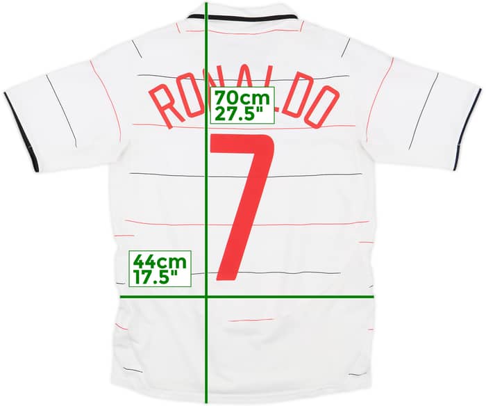 2003-05 Manchester United Third Shirt Ronaldo #7 - 8/10 - (XL.Boys)
