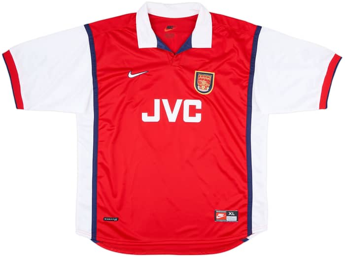 1998-99 Arsenal Home Shirt Bergkamp #10 - 10/10 - (XL)