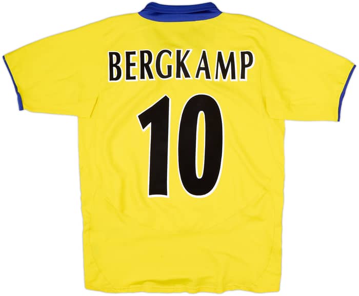 2003-05 Arsenal Away Shirt Bergkamp #10 - 7/10 - (M)