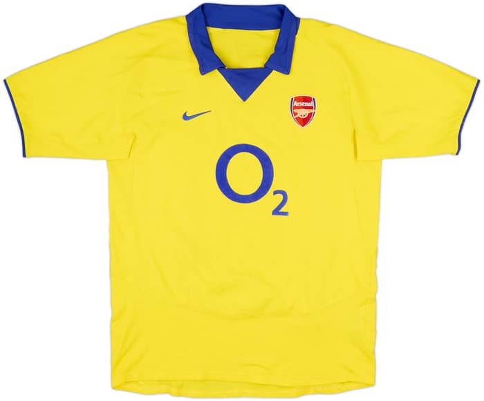 2003-05 Arsenal Away Shirt Bergkamp #10 - 7/10 - (M)