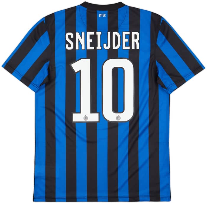 2011-12 Inter Milan Basic Home Shirt Sneijder #10 - 9/10 - (M)