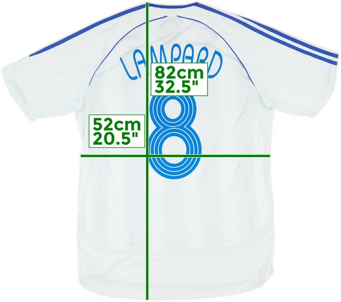 2006-07 Chelsea Away Shirt Lampard #8 - 6/10 - (M)