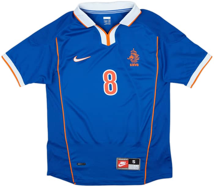 2008 Netherlands '1998 'Retro Away Shirt Bergkamp #8 - 8/10 - (S)