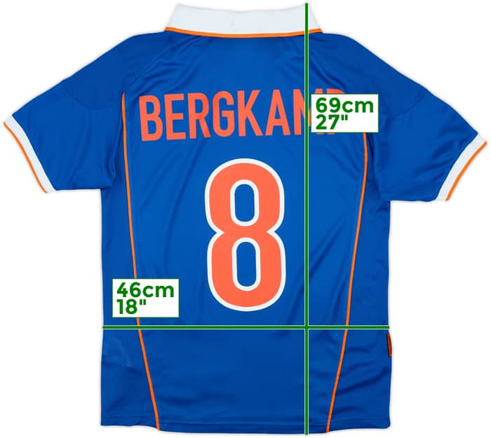 2008 Netherlands '1998 'Retro Away Shirt Bergkamp #8 - 8/10 - (S)