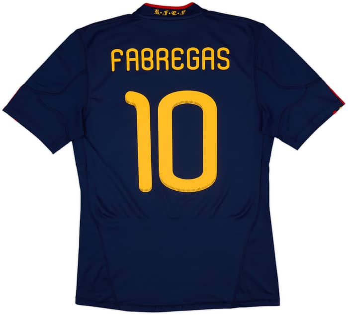 2010-11 Spain Away Shirt Fabregas #10 - 8/10 - (M)