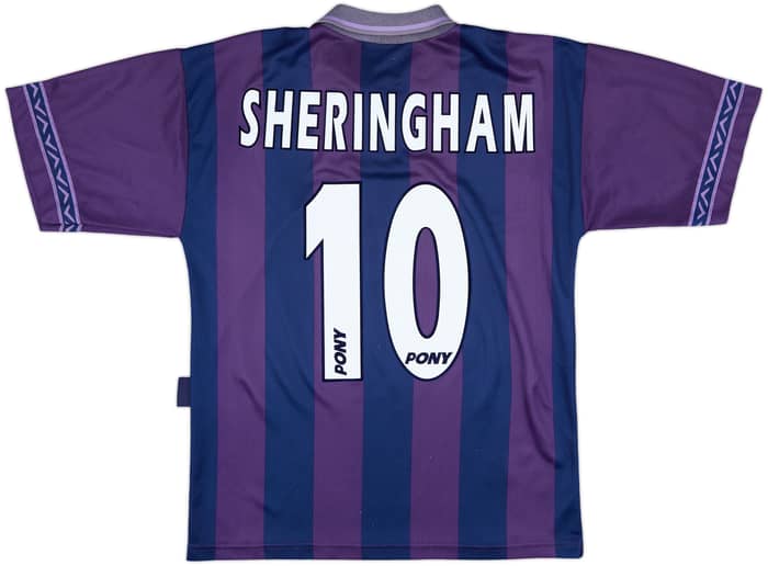 1995-97 Tottenham Away Shirt Sheringham #10 - 9/10 - (M)