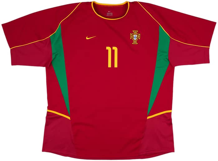 2002-04 Portugal Home Shirt C.Ronaldo #11 - 9/10 - (XXL)