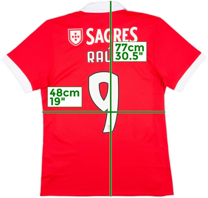 2017-18 Benfica Home Shirt Raul #9 (M)