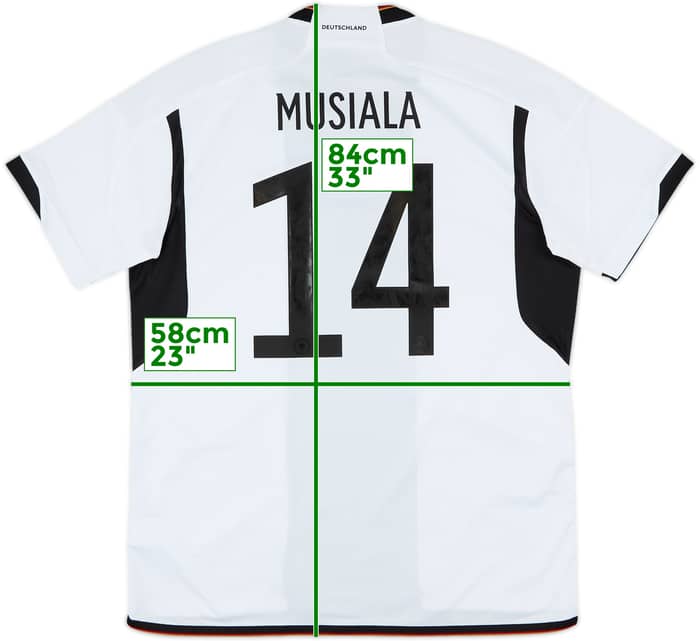 2022-23 Germany Home Shirt Musiala #14 - 10/10 - (XL)