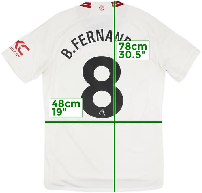 2023-24 Manchester United Third Shirt B.Fernandes #8 - 6/10 - (M)