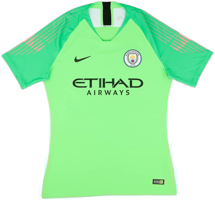 2018-19 Manchester City Authentic GK S/S Shirt Ederson M. #31 - 10/10 - (L)