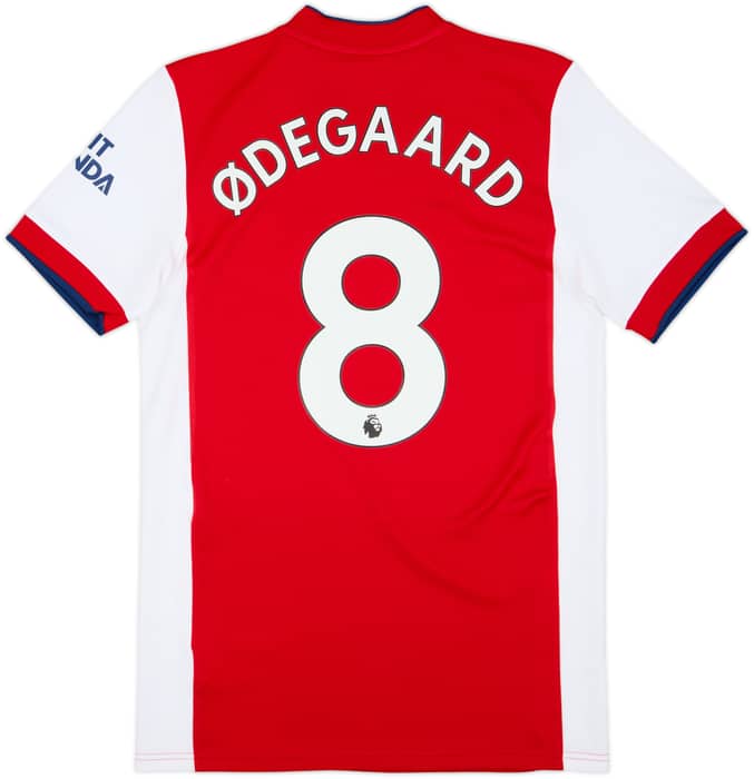 2021-22 Arsenal Home Shirt Odegaard #8 - 10/10 - (S)