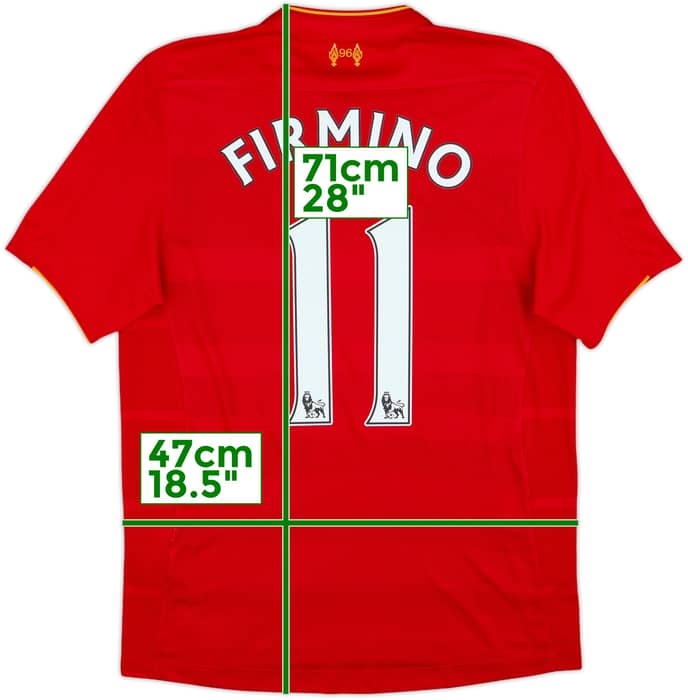 2016-17 Liverpool Home Shirt Firmino #11 - 7/10 - (S)
