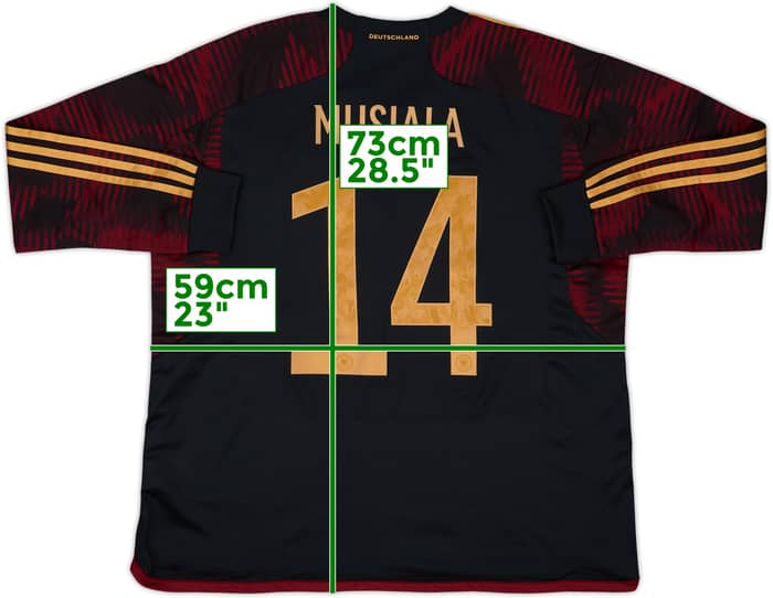 2022-23 Germany Away Shirt Musiala #14 (XXL)