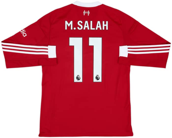 2025-26 Liverpool Home L/S Shirt M.Salah #11 (M)