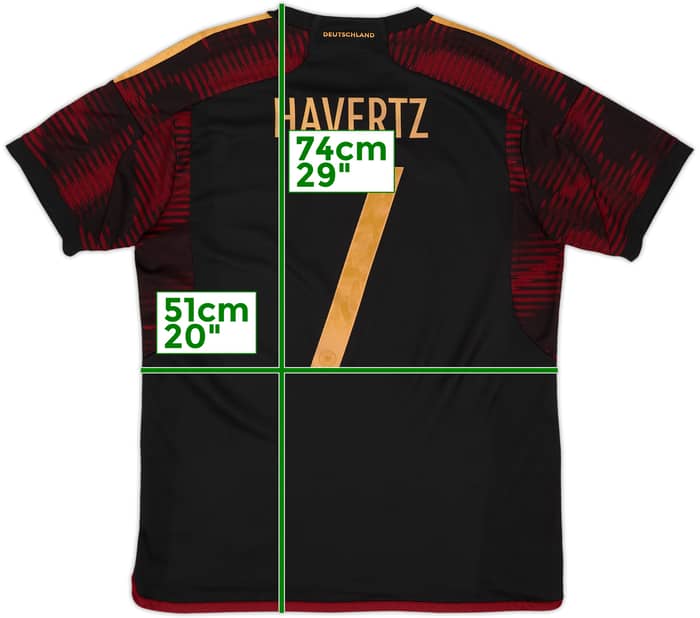 2022-23 Germany Away Shirt Havertz #7 - 10/10 - (L)