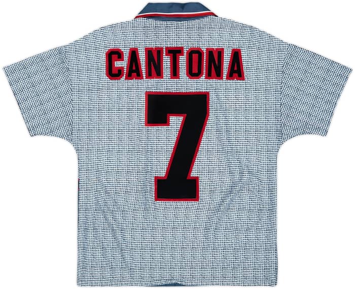 1995-96 Manchester United Away Shirt Cantona #7 - 8/10 - (Y)