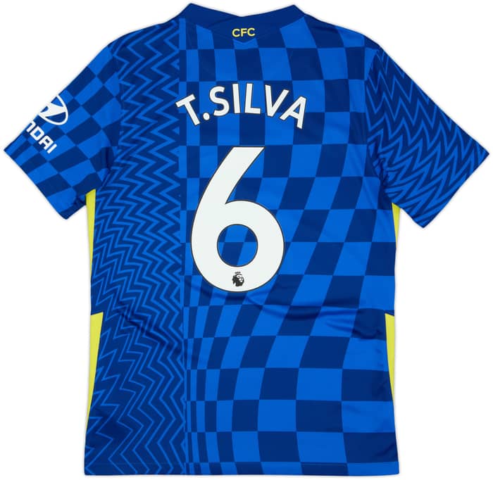 2021-22 Chelsea Home Shirt T.Silva #6 - 10/10 - (S)