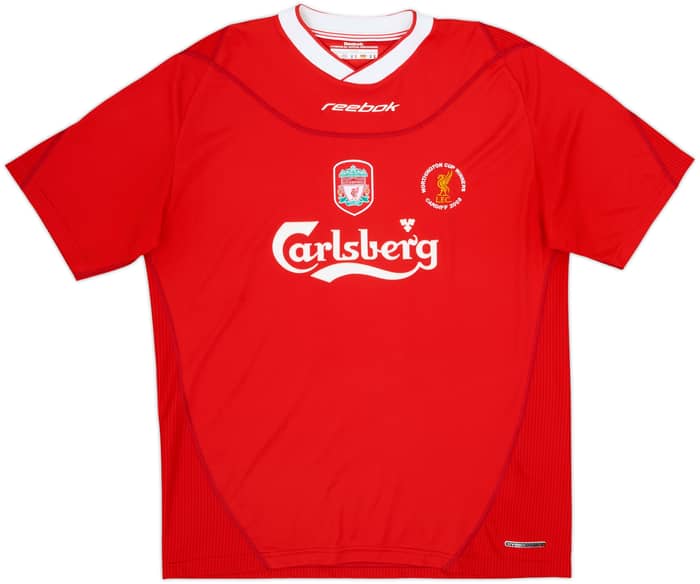 2002-04 Liverpool Worthintgton Cup Winners Home Shirt Owen #10 - 10/10 - (L)