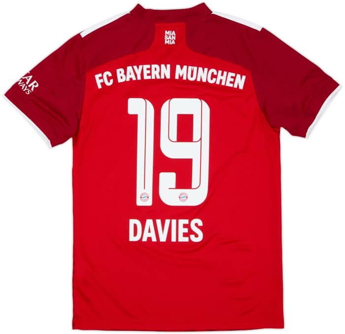 2021-22 Bayern Munich Home Shirt Davies #19 - 10/10 - (S)