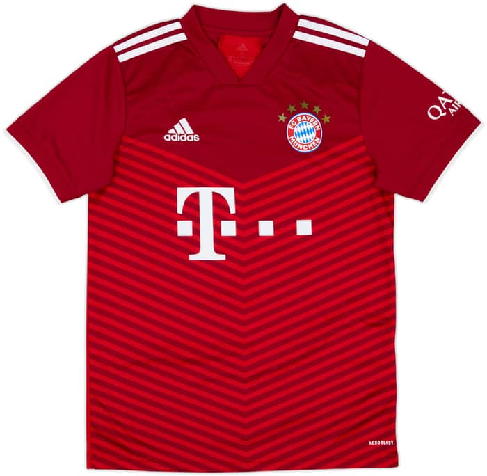 2021-22 Bayern Munich Home Shirt Davies #19 - 10/10 - (S)