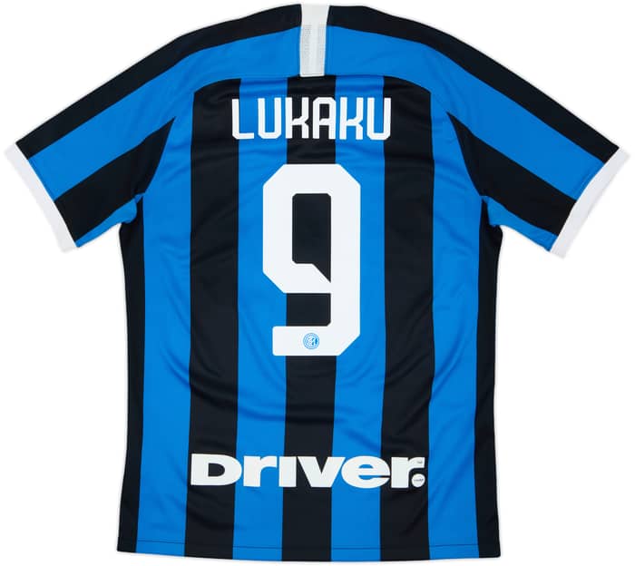 2019-20 Inter Milan Home Shirt Lukaku #9 - 8/10 - (M)