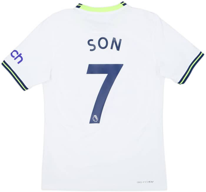 2022-23 Tottenham Authentic Home Shirt Son #7 - 8/10 - (S)