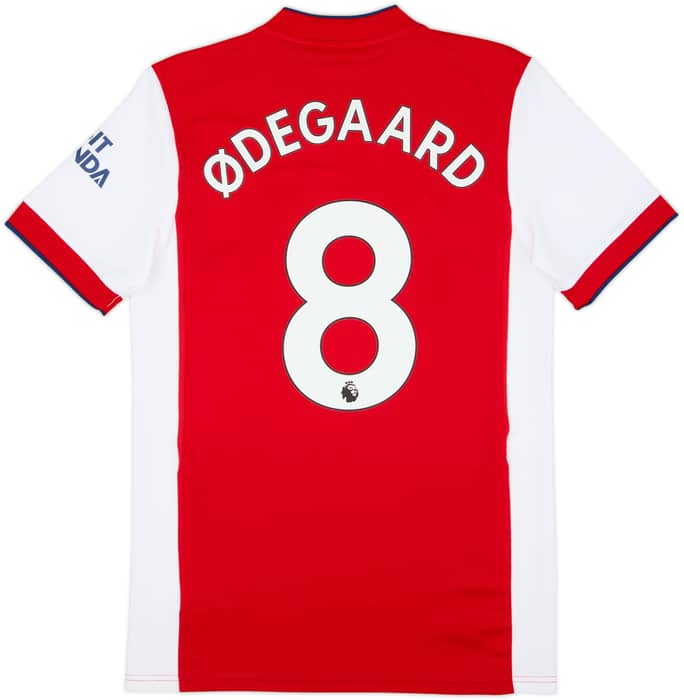 2021-22 Arsenal Home Shirt Odegaard #8 - 7/10 - (S)