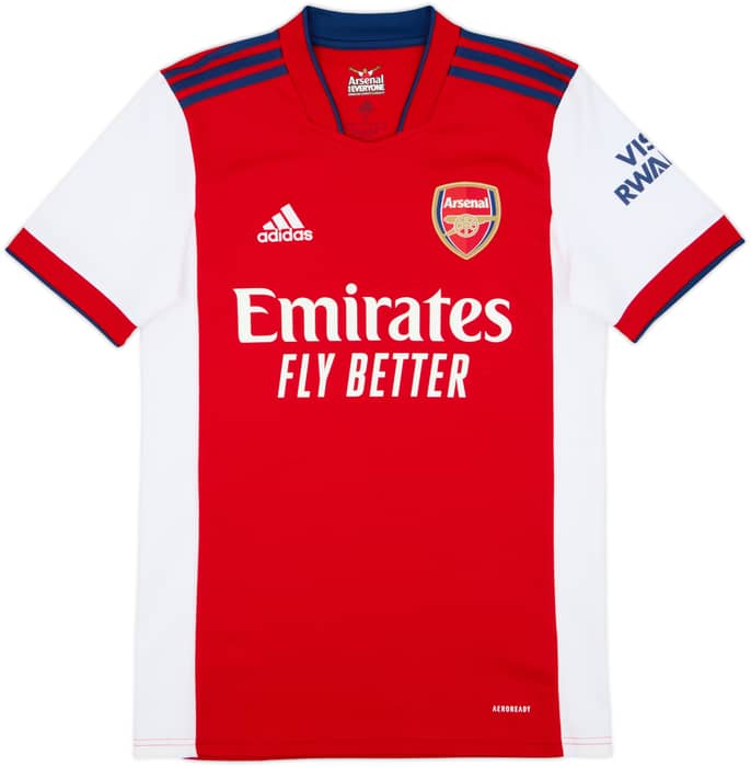 2021-22 Arsenal Home Shirt Odegaard #8 - 7/10 - (S)