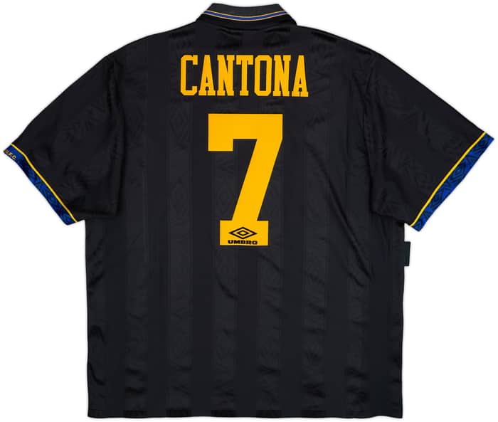 1993-95 Manchester United Away Shirt Cantona #7 - 7/10 - (XXL)