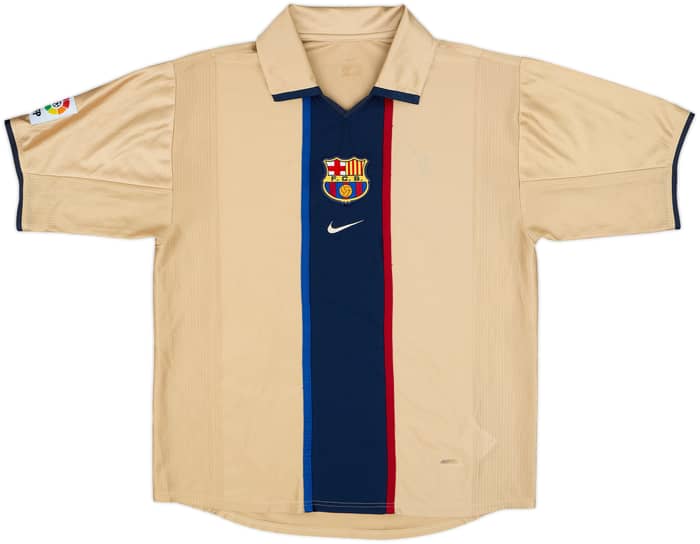 2001-03 Barcelona Away Shirt Rivaldo #10 - 8/10 - (L)