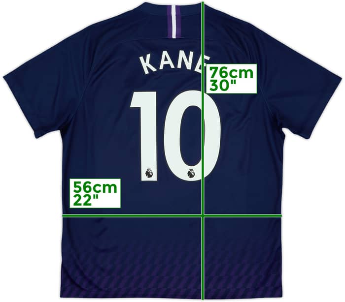 2019-20 Tottenham Away Shirt Kane #10 - 9/10 - (XL)