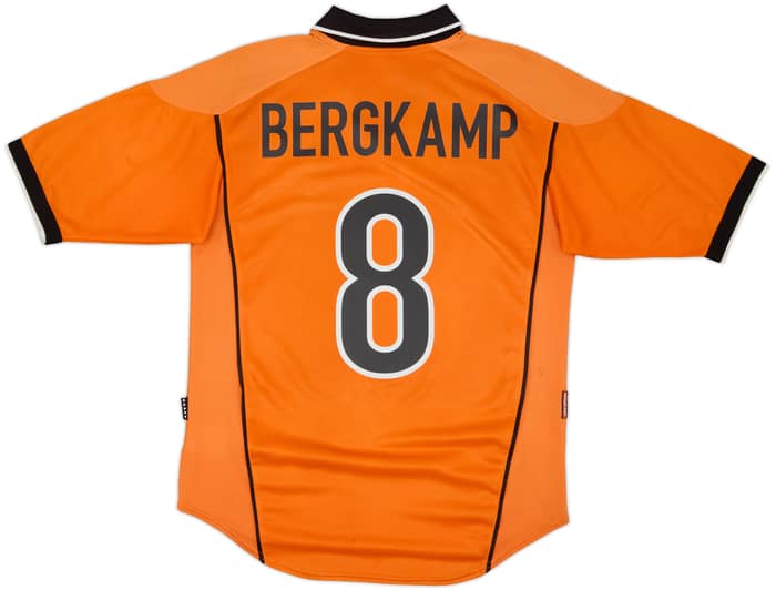 1998-00 Netherlands Home Shirt Bergkamp #8 - 8/10 - (M)