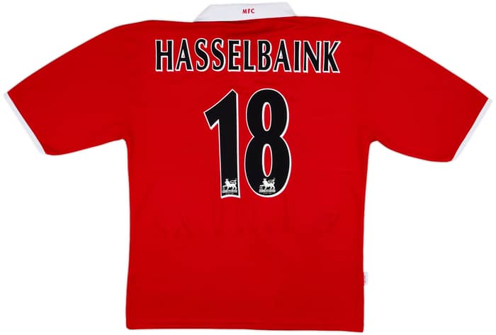 2004 Middlesbrough Home Shirt Hasselbaink #18 - 8/10 - (XL)